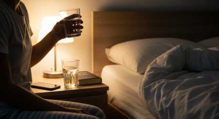 Beber agua antes de dormir: beneficios y riesgos para el sueño LMUQQ7ALMJBGFL65SHQODSM4XI - 1