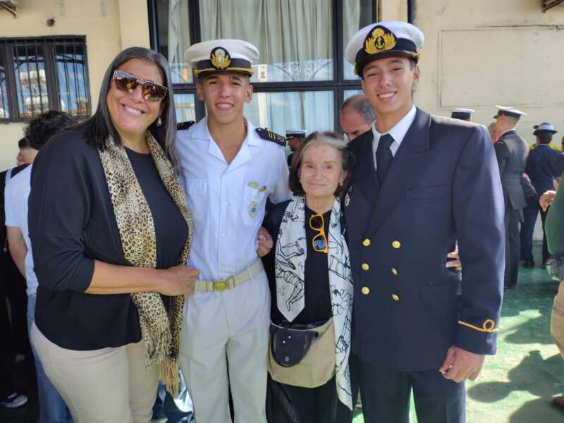 El joven misionero fue seleccionado por su excelencia académica para integrar la Fragata Libertad.