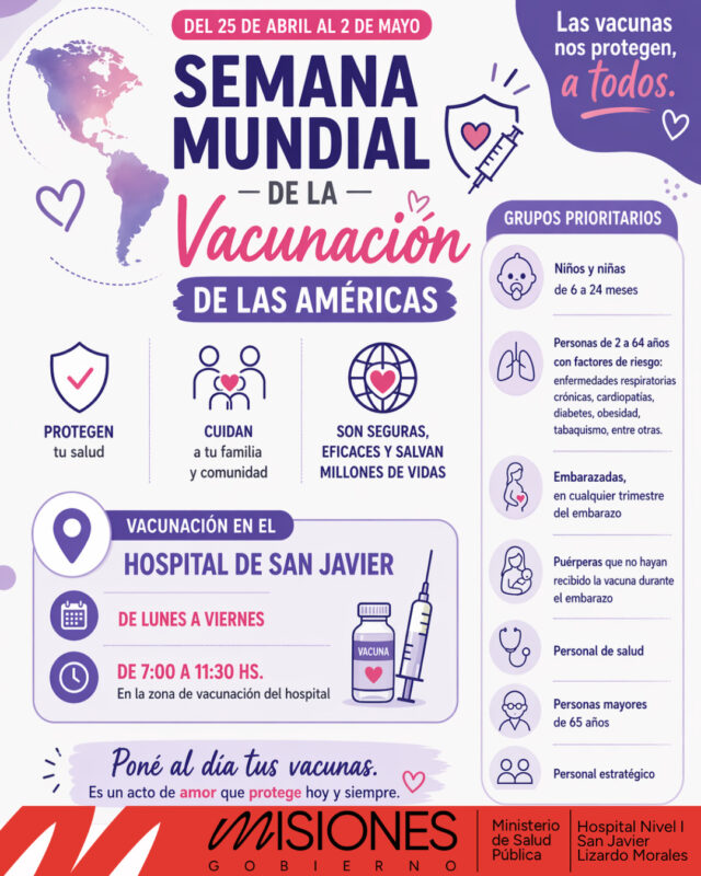 Semana de la vacunacion 15 - 4