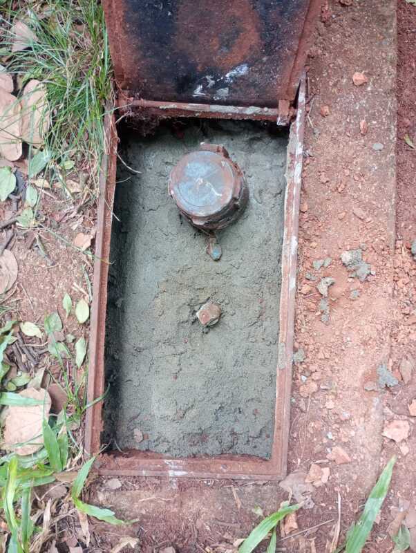 Vecinos denuncian robo de medidores de agua en la Chacra 237 y temen nuevos hechos 3 Vecinos