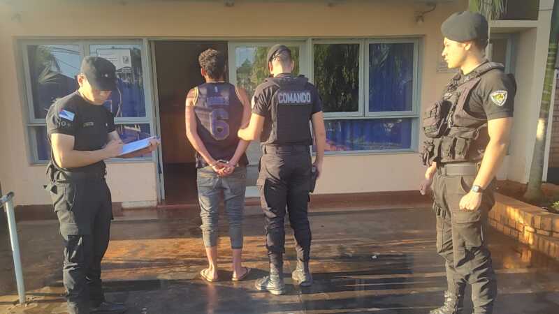 ladrón detenido en Campo Grande