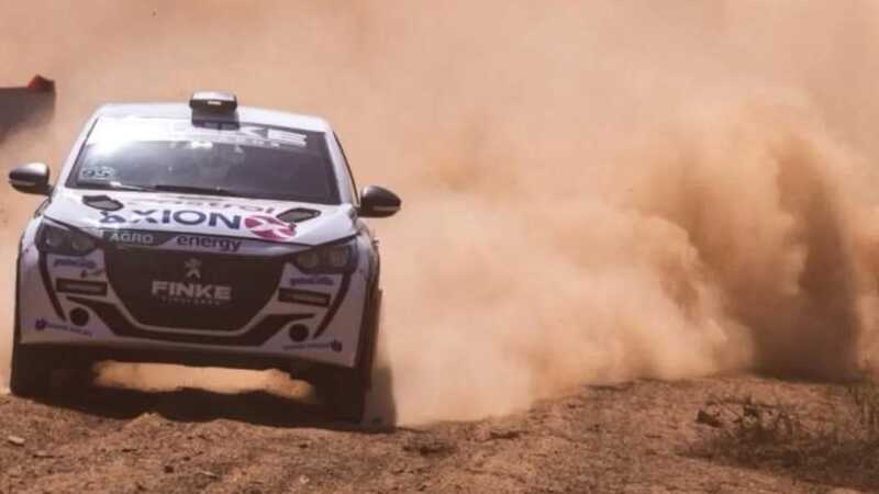 Rally: la dupla Finke Jr.–Espíndola compiten en Paraguay con la mira puesta en el podio Rally Finke Espíndola en Paraguay