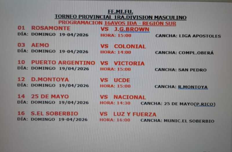 Arranca el Provincial de la FeMiFu con ajustes por el superclásico y duelos en toda la provincia 2 WhatsApp Image 2026 04 15 at 21.03.03 - 1