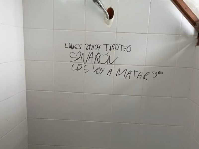 Amenazas de tiroteos en escuelas: recomiendan priorizar la contención y la prevención pintadas tiroteo escolar