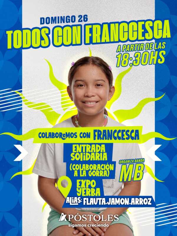 Apóstoles: convocan a una jornada solidaria para ayudar a una niña con leucemia 4 WhatsApp Image 2026 04 21 at 19.15.04 - 3