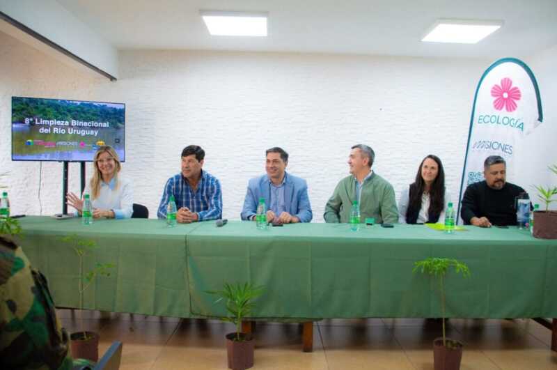 Misiones impulsa una nueva edición de la limpieza binacional del río Uruguay y la Fiesta de la Biodiversidad en El Soberbio Misiones limpieza binacional del río Uruguay