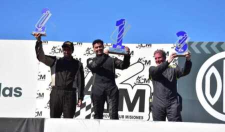 Misionero de Pista: Mieres, Grygorszyn, Finten, Salas y Bogado festejaron en el Rosamonte Misionero de Pista