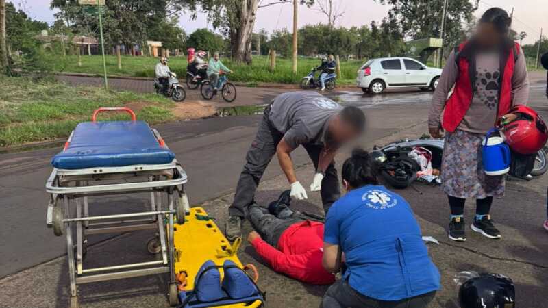 Posadas: un motociclista fue embestido por un auto que se dio a la fuga 3 WhatsApp Image 2026 04 27 at 19.48.21 - 2