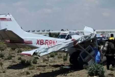 Cuatro muertos tras la caída de una avioneta en Puebla, México avioneta