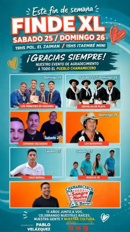 Agenda cultural en Posadas: actividades del 24 al 26 de abril 6 chamameceros sangre nueva.jpeg 1 - 5