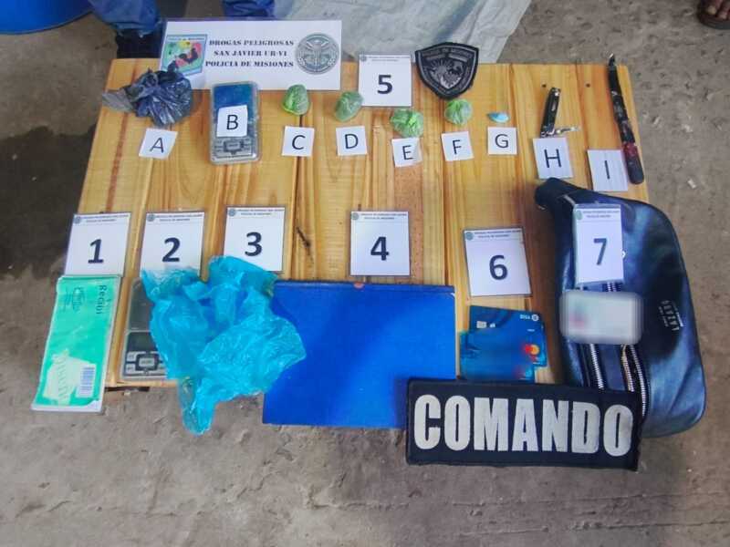 Intentó atropellar a una policía, huyó y hallaron droga en su casa 1 droga
