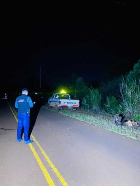El Soberbio: dos hermanos en grave estado tras chocar en moto contra una camioneta elsoberbio - 2