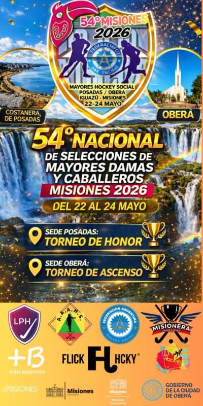 El hockey social vuelve a escena en Misiones: lanzan un torneo nacional con sede en Posadas y Oberá 1 hockey