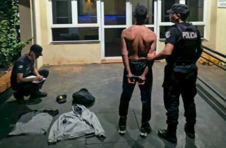 Oberá: ladrón intentó camuflarse entre la maleza y terminó detenido por la Policía Oberá ladrón detenido