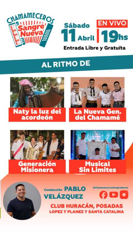 Chamameceros Sangre Nueva vuelve a los barrios: música, comunidad y solidaridad en Posadas 4 pablo chamameceros - 3