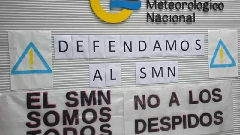 Crisis en el Servicio Meteorológico Nacional: despidos, recortes históricos y alerta por posible “apagón” operativo 1 Trabajadores advierten por un posible “apagón” en los servicios meteorológicos.