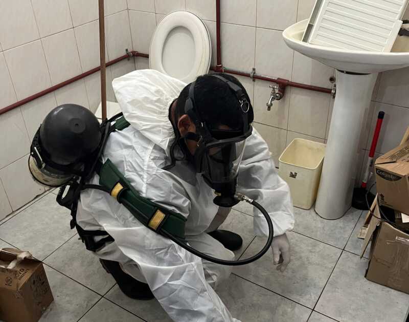 Bomberos intervinieron por un derrame de mercurio en una farmacia de Oberá Bomberos