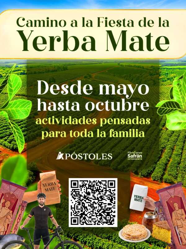 Apóstoles lanzó el “Camino a la Fiesta de la Yerba Mate” con experiencias turísticas, culturales y gastronómicas 1 La Capital Nacional de la Yerba Mate impulsa un circuito de experiencias para vecinos y visitantes.