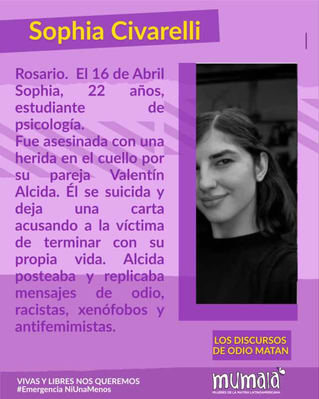 Femicidios sin freno: matan a una mujer cada 32 horas en Argentina 7 HHLoJdhXgAAA SU 1 - 6