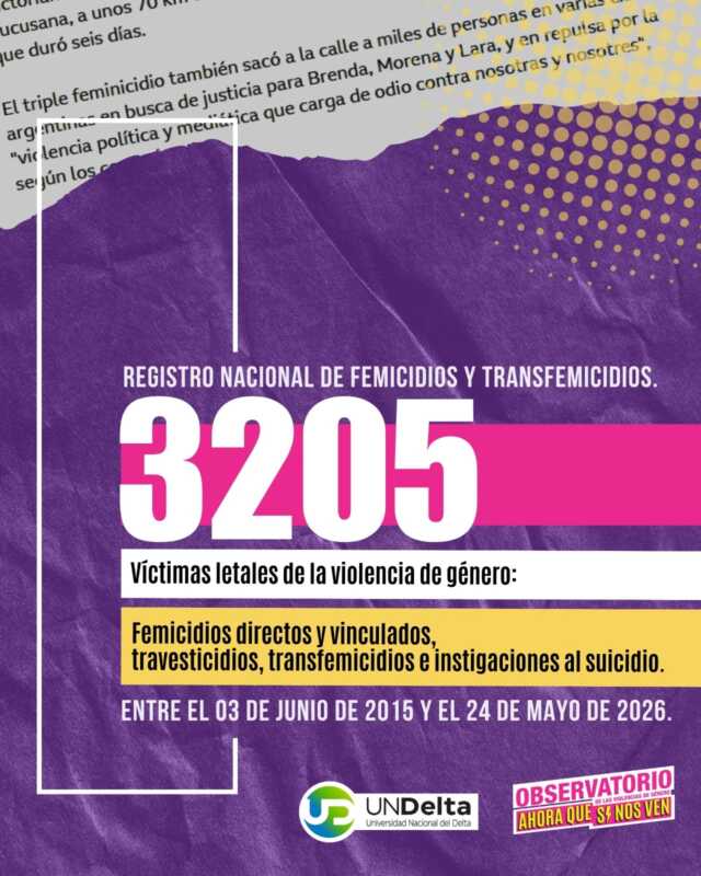 Un femicidio cada 31 horas: el reclamo de Ni Una Menos sigue vigente a casi 11 años