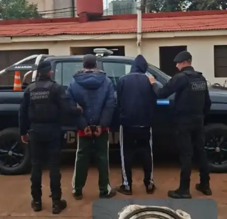 Cayó en Oberá la banda de “El Negro”: fueron sorprendidos mientras robaban cables Oberá