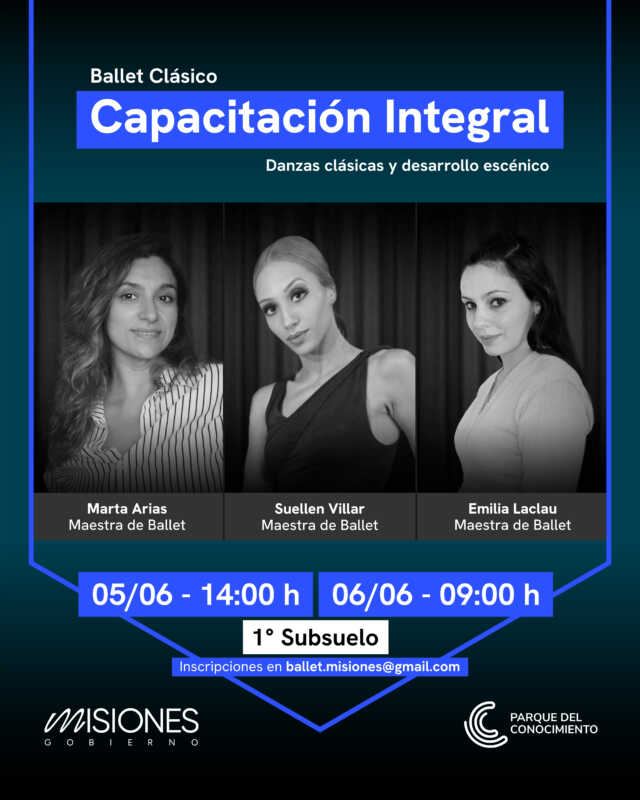 Posadas recibirá una formación integral en danza clásica 2 Posadas danza clásica