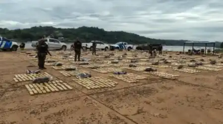 Prefectura incautó más de 3 toneladas de marihuana en Eldorado Prefectura marihuana