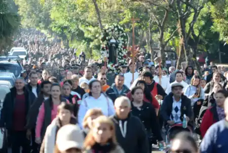 Multitudinaria celebración de Santa Rita reunió a miles de fieles en Posadas Santa