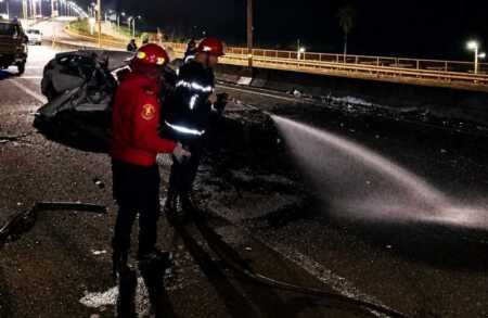 Puente Yabebiry: un siniestro vial fatal dejó una mujer fallecida en la Ruta 12 Impacto fatal: choque sobre la Ruta 12 dejó una mujer muerta y heridos en San Ignacio.