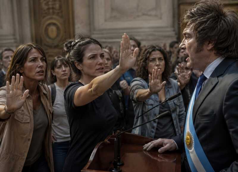 Javier Milei, política argentina, mujeres, voto femenino, ajuste, feminismo, crisis económica, batalla cultural, gobierno nacional, análisis político
