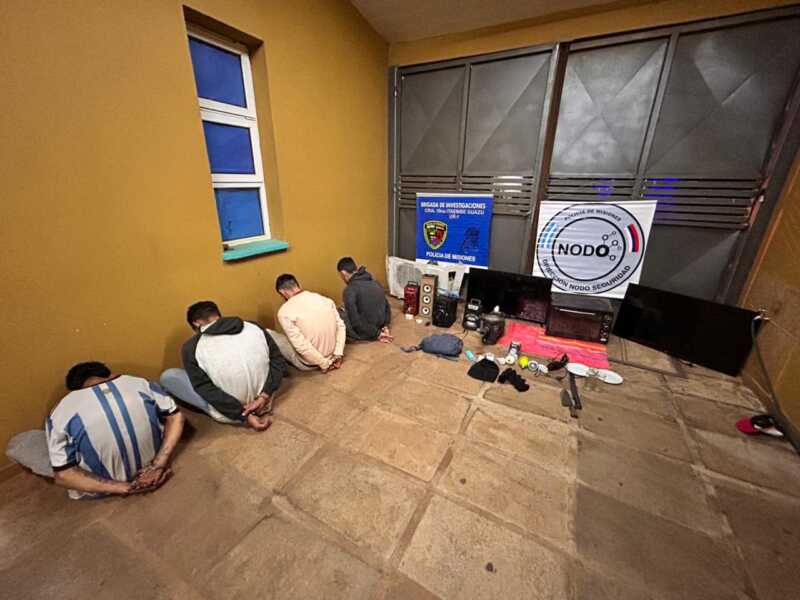 Golpe al delito en Posadas: desbaratan guarida y recuperan objetos robados