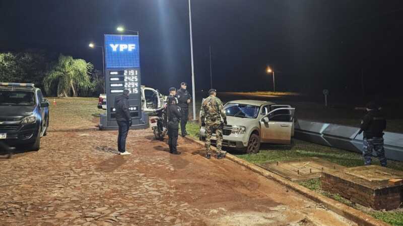 persecución y detención en Andresito