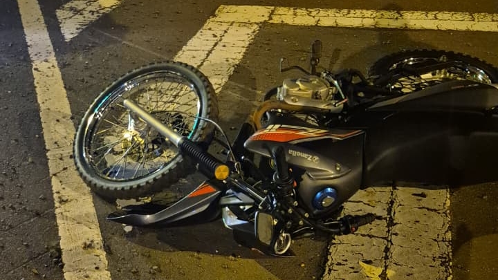 motociclista herida en Posadas