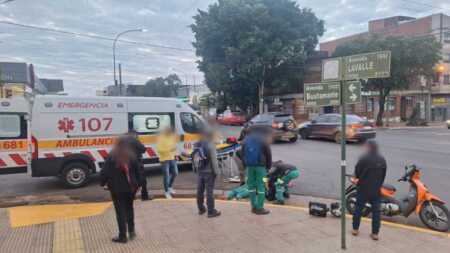 Murió el peatón que había sido atropellado por una motocicleta en Posadas murió peatón atropellado