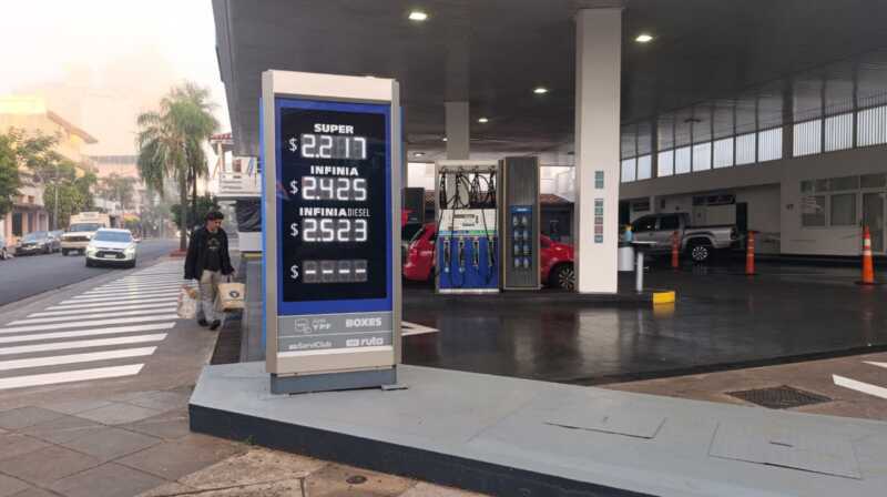 Ya rige el aumento de combustibles de YPF: así quedaron los precios en Posadas YPF