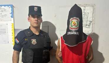 Paraguay: detienen en Encarnación a hombre que amenazaba vehículos con un arma blanca hombre