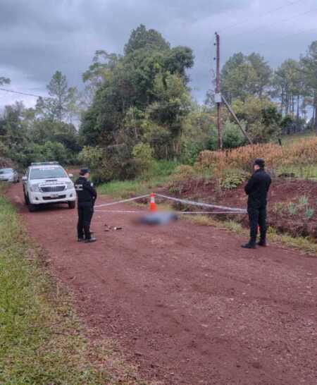 Hallaron muerto a un hombre con un disparo en Colonia Alberdi hombre