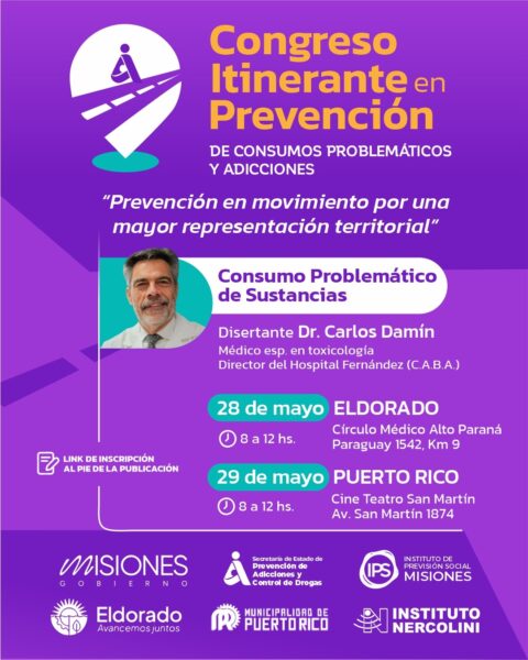 Adicciones: Misiones lanza un congreso itinerante con foco en prevención 2 image 168 - 1