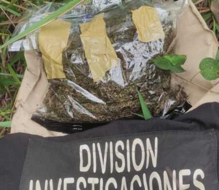 Incautaron marihuana valuada en más de tres millones de pesos en Garupá marihuana