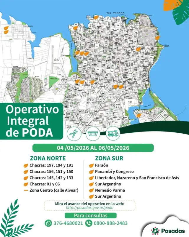 Operativo Integral de Poda: cómo gestionar el expediente en Posadas y evitar multas 5 operativo poda posadas - 4