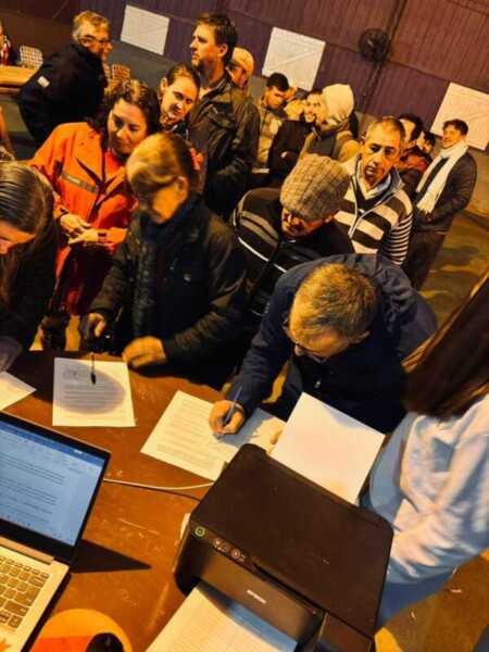 Vecinos de Paraje La Barra ratificaron su rechazo al Municipio Moconá y comenzaron una junta de firmas paraje mocona - 2