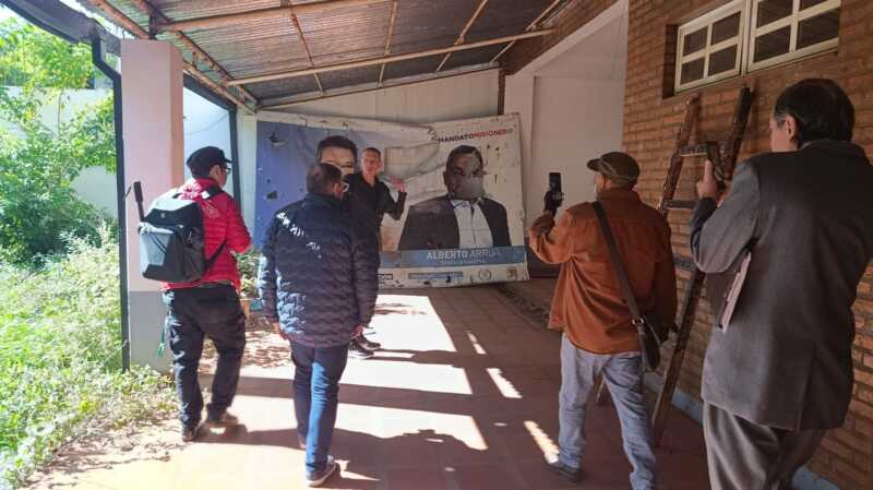Interventores del PJ Misiones recuperaron la sede partidaria y denunciaron “abandono y saqueo” pj misiones