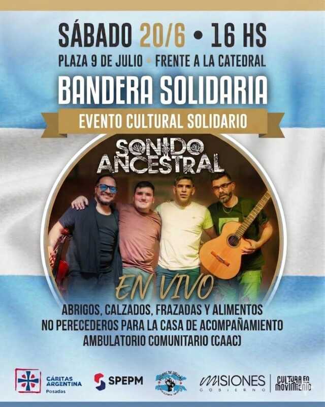 Música y compromiso social: llega Bandera Solidaria a la Plaza 9 de Julio 6 725860864 3514636695366563 6773660386465483798 n - 5
