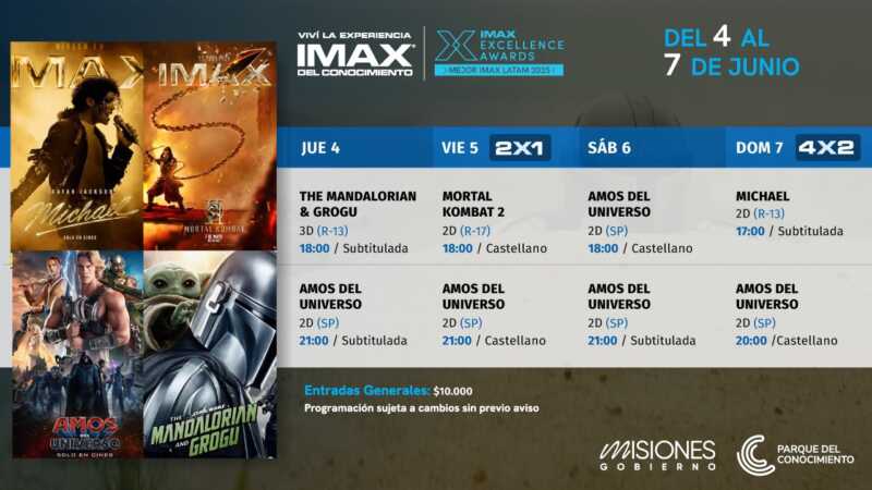 “Amos del Universo” encabeza la nueva cartelera del IMAX del Conocimiento 2 El clásico de los 80 revive en el IMAX con el estreno de “Amos del Universo”