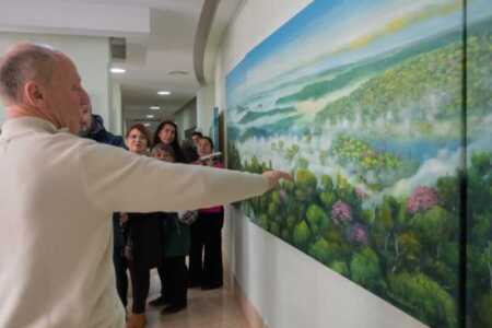Del lienzo a la emoción: Alberto Mathot expone la belleza de Misiones en la Legislatura DSC 1500 - 6