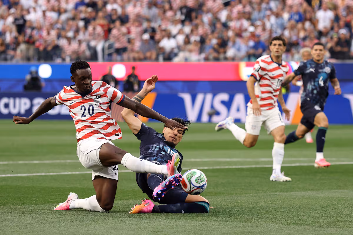 Estados Unidos debutó con una goleada ante Paraguay 2 Estados