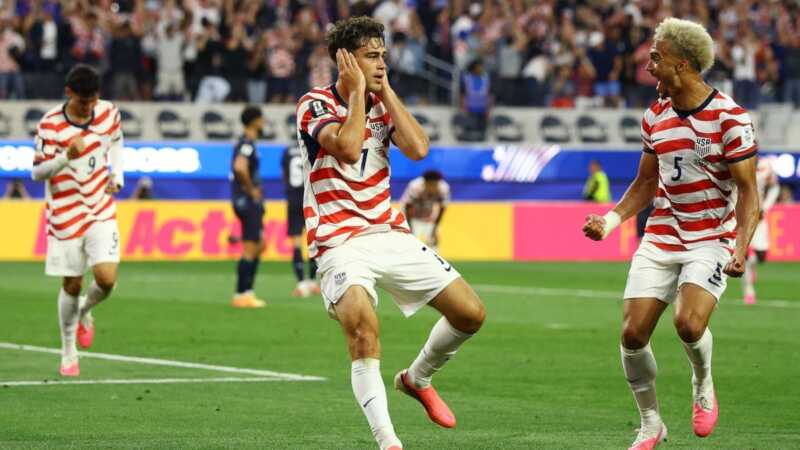 Estados Unidos debutó con una goleada ante Paraguay Estados