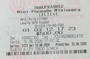 Un jubilado de Posadas ganó más de $46 millones en la Mini Poceada y ya tiene decidido en qué gastará el premio posadas