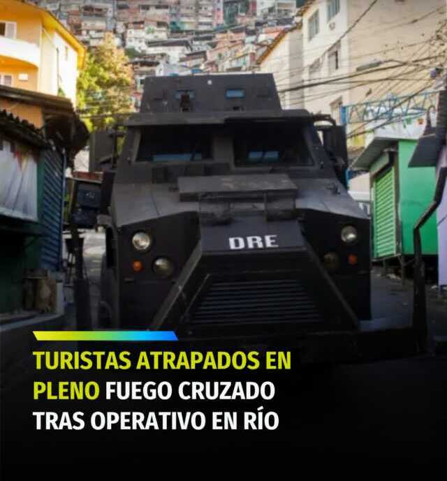 Turistas argentinos quedaron atrapados en un tiroteo en una favela de Río de Janeiro 3 Turistas argentinos quedaron atrapados en un violento tiroteo en una favela de Río