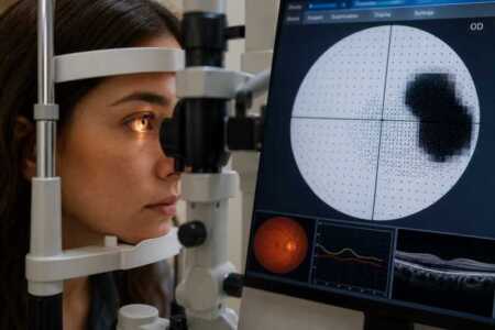 Campo visual: el glaucoma, la diabetes y los ACV pueden provocar pérdida de visión sin síntomas La evaluación del campo visual permite detectar enfermedades oftalmológicas, neurológicas y metabólicas antes de que provoquen daños irreversibles.